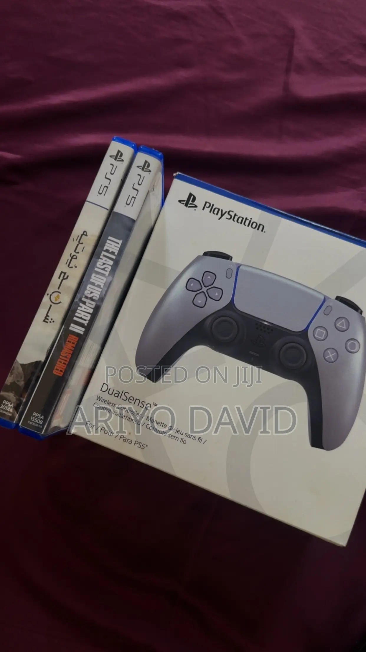 PS5 Bundle for Sale - Mint Condition| Controller + 2 Top Games