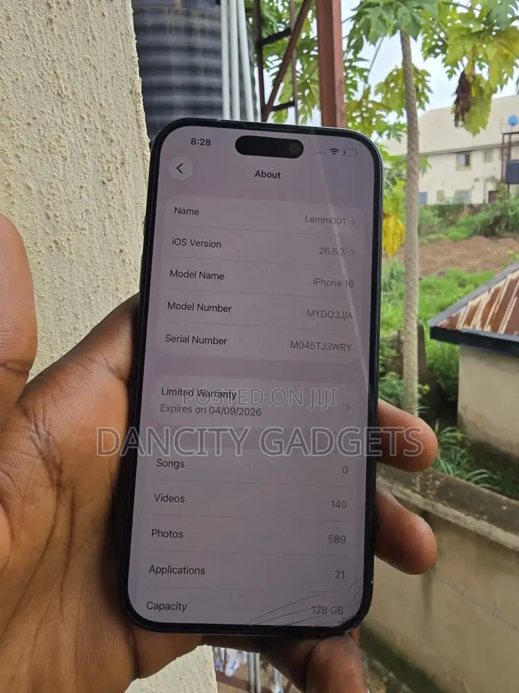 Apple iPhone 16 128 GB Black