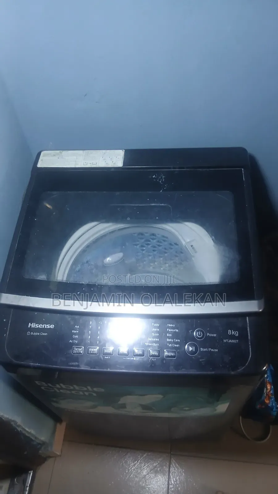Hisense Top Loader Washing Machine
