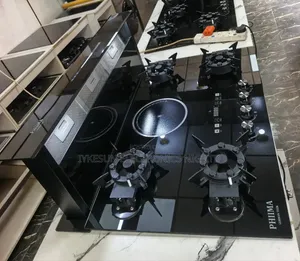 Original PHIIMA 90CM Downdraft Heat Extractor Built-in Flips Up 4+1