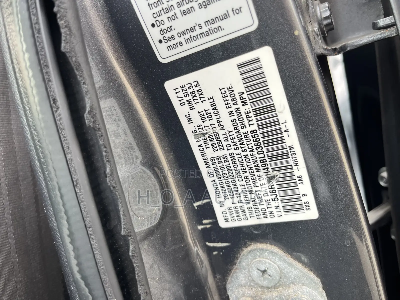 Honda CR-V 2011 Green