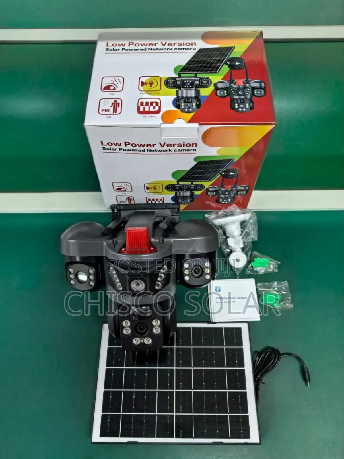 Triple Lens Solar Camera