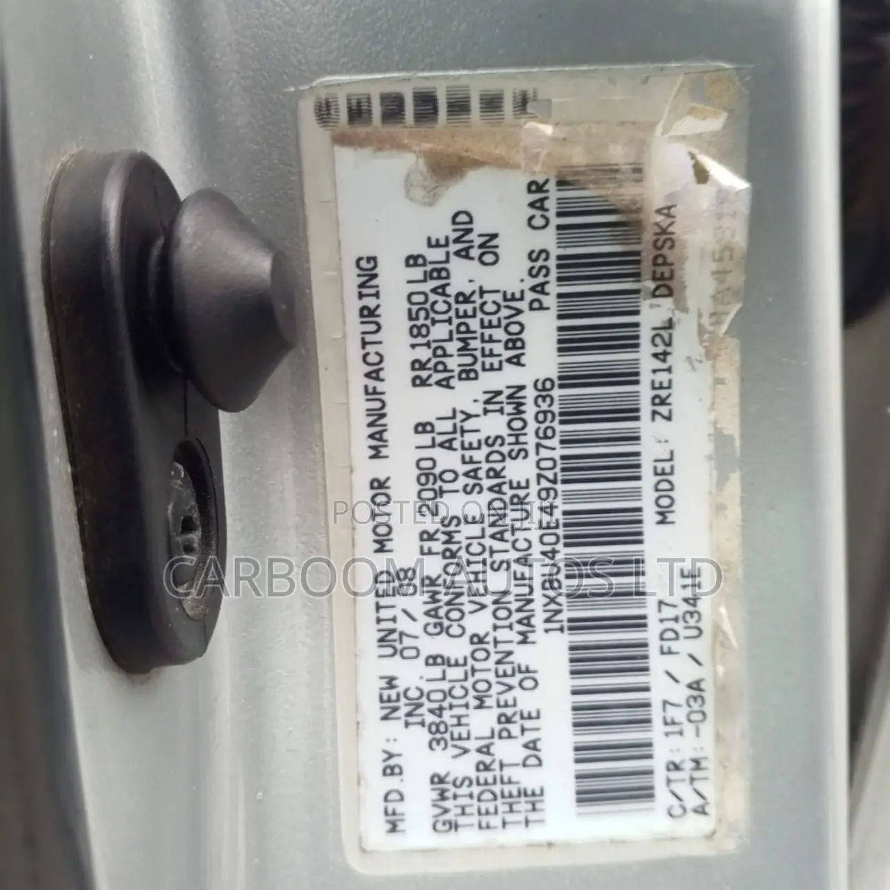Toyota Corolla 2009 Silver