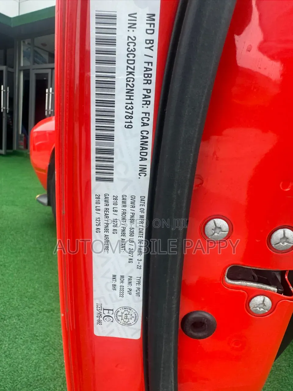 Dodge Challenger 2022 Red