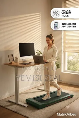 2hp Platform Walkpad Treadmill With 120KG User Weight
