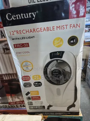 12" Rechargeable Fan