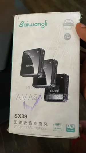 SX39 Dual Noise Cancelling Wireless Baiwangli Microphone