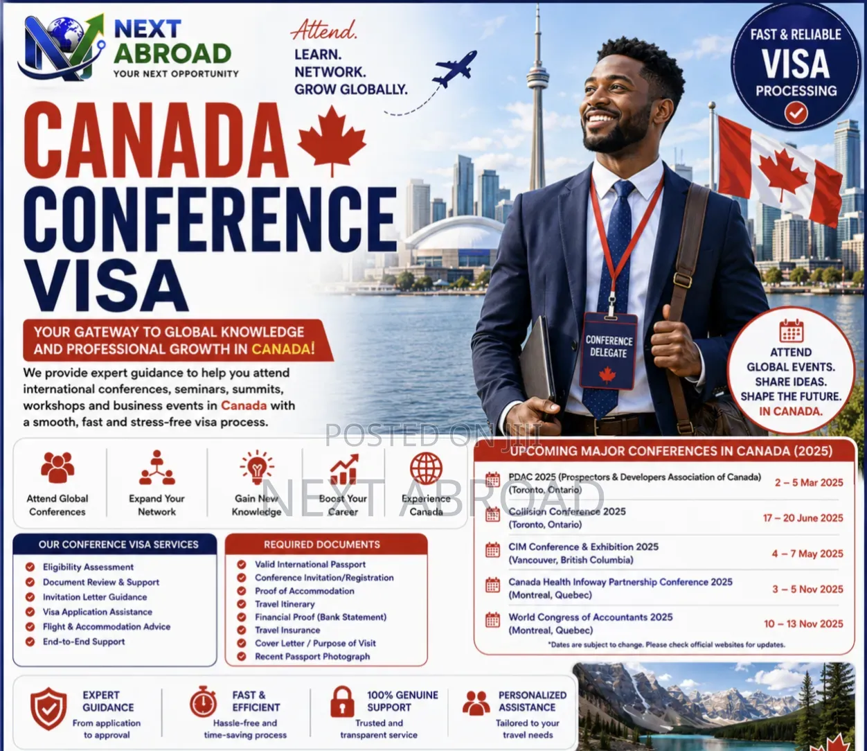 Canada Conference Visa Package