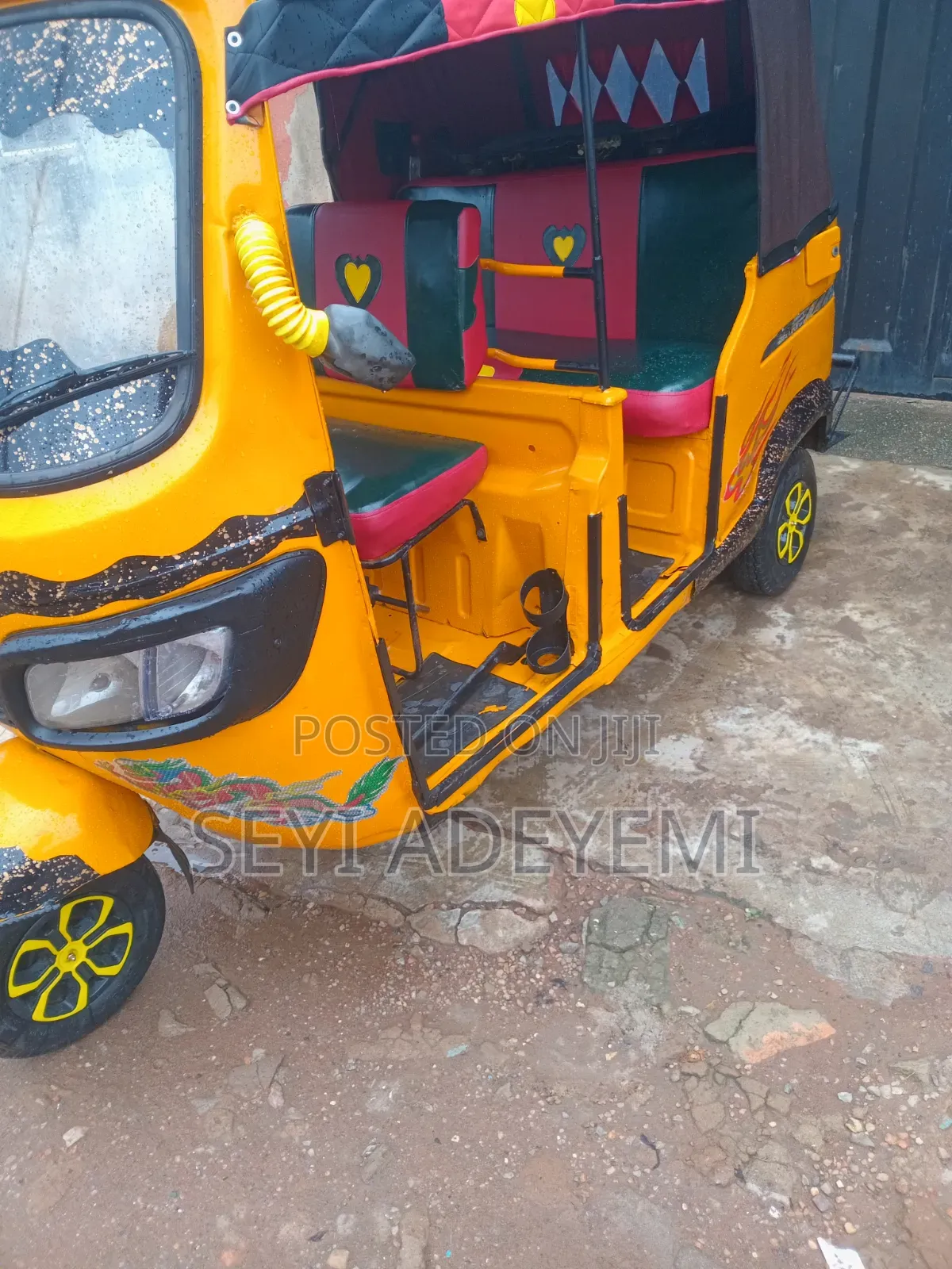 TVS King Deluxe Plus iTouch Start 2024 Yellow
