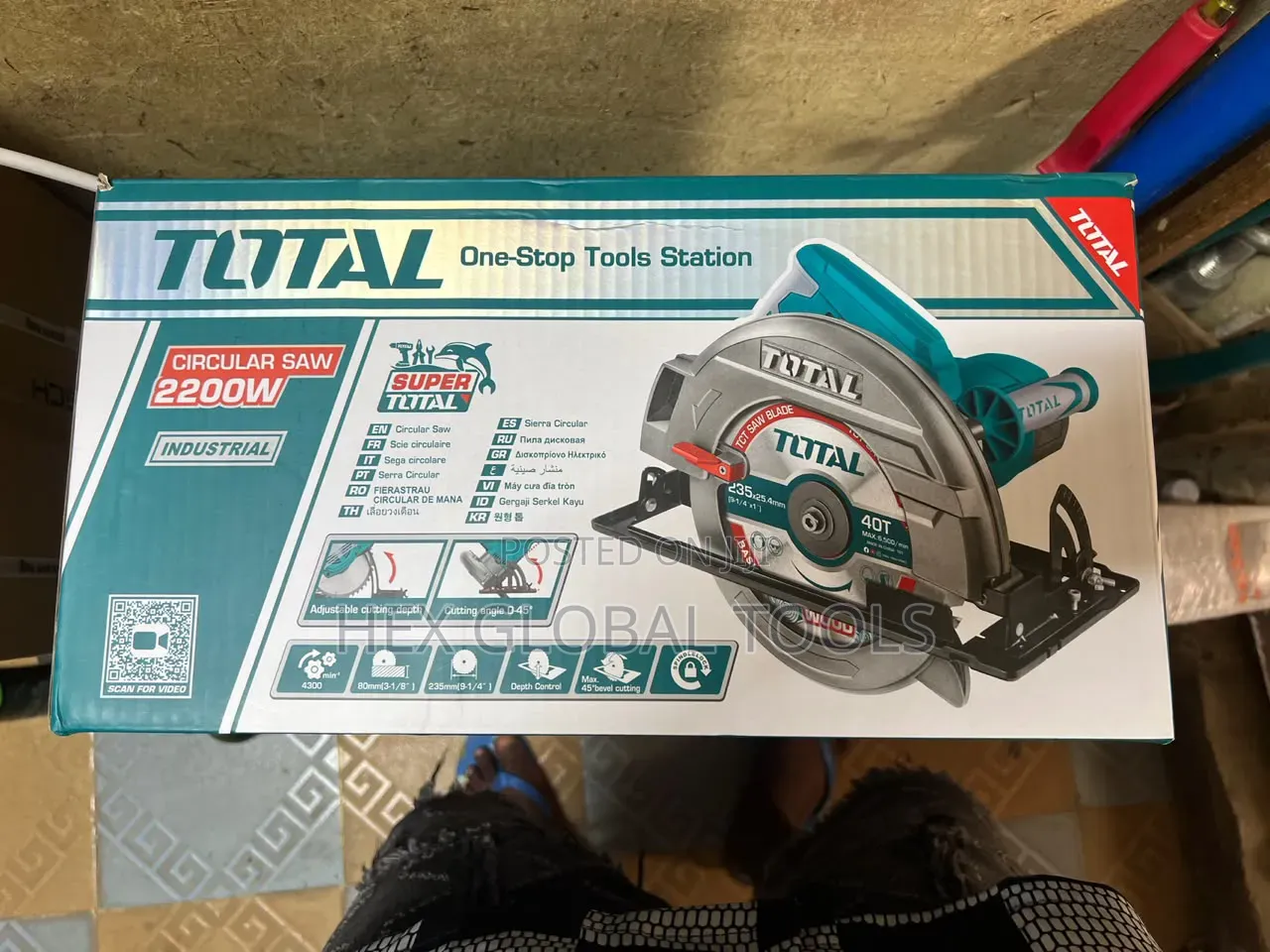2200w Total Circular Saw Machine 9'
