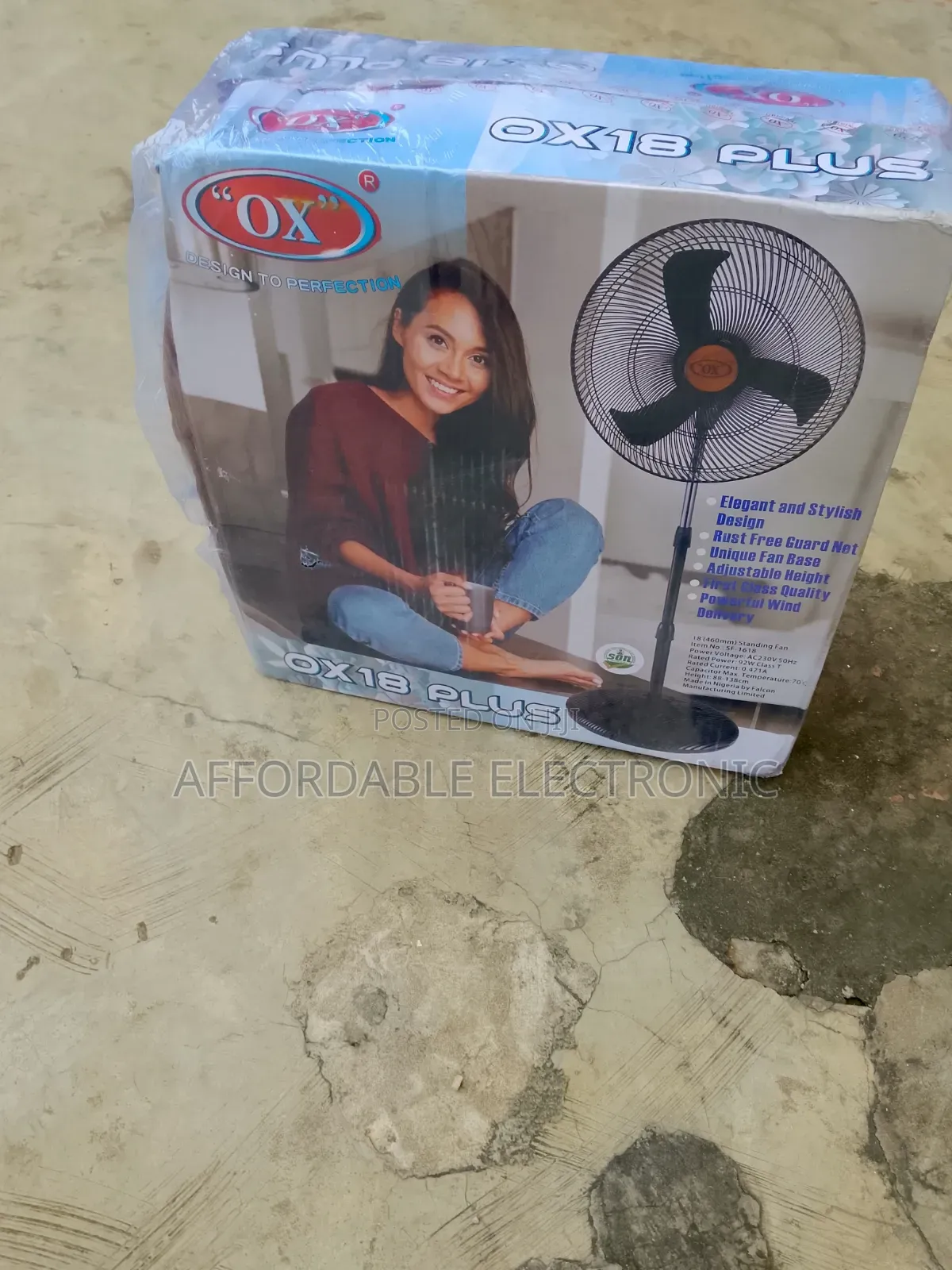 Cooling Ox 18inch Standing Fan