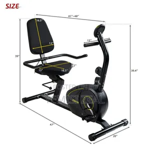 Supermax-Pro Recumbent Exercise Bike With 150kg User Weight