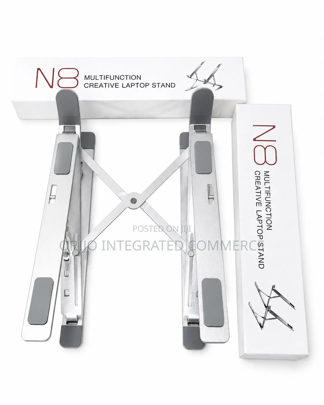 N8 Foldable Laptop Stand N8 - 17.3" - Silver