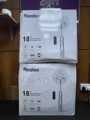 Realex 18 Inches Fan With Solar Panel