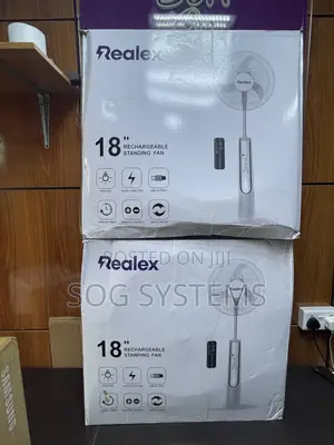 Realex 18 Inches Fan With Solar Panel