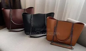 Elegant Women's Large Capacity PU Leather Tote Bag – Office Handbag