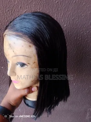 Bone Straight Bob Wig 100% Human Hair