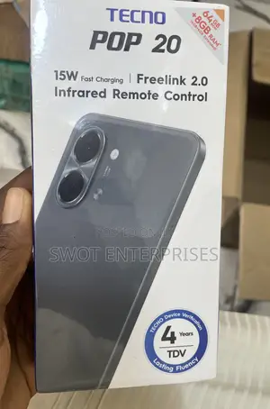 New Tecno Pop 20 64 GB Black