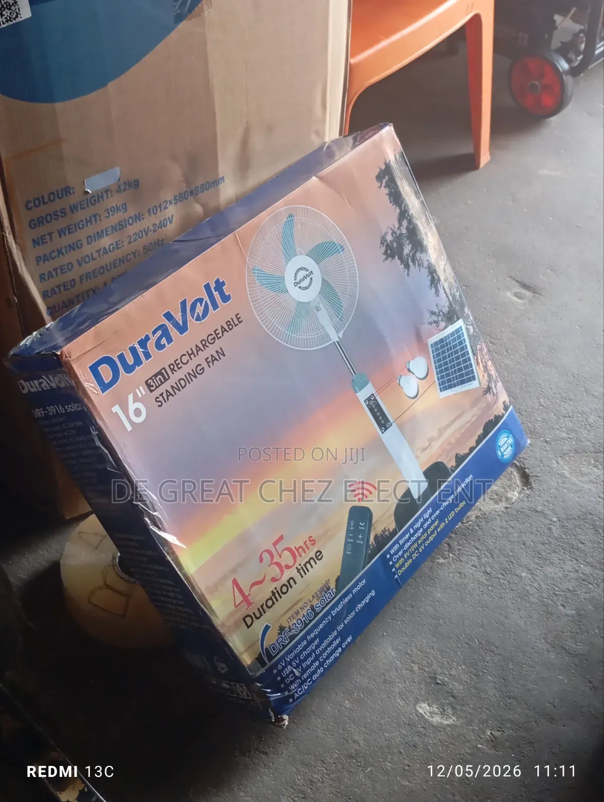 Rechargeable Fan
