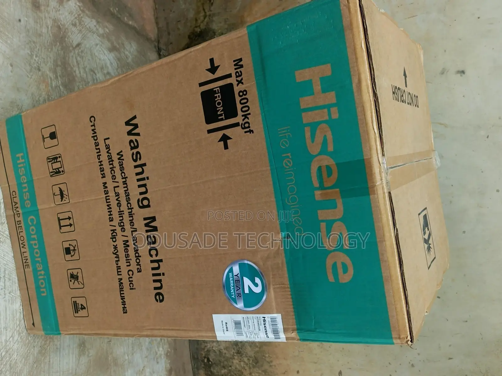 Durable HISENSE 9KG Automatic Washer
