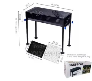 Portable Charcoal BBQ Grill Thickened Outdoor Camping Barbecue