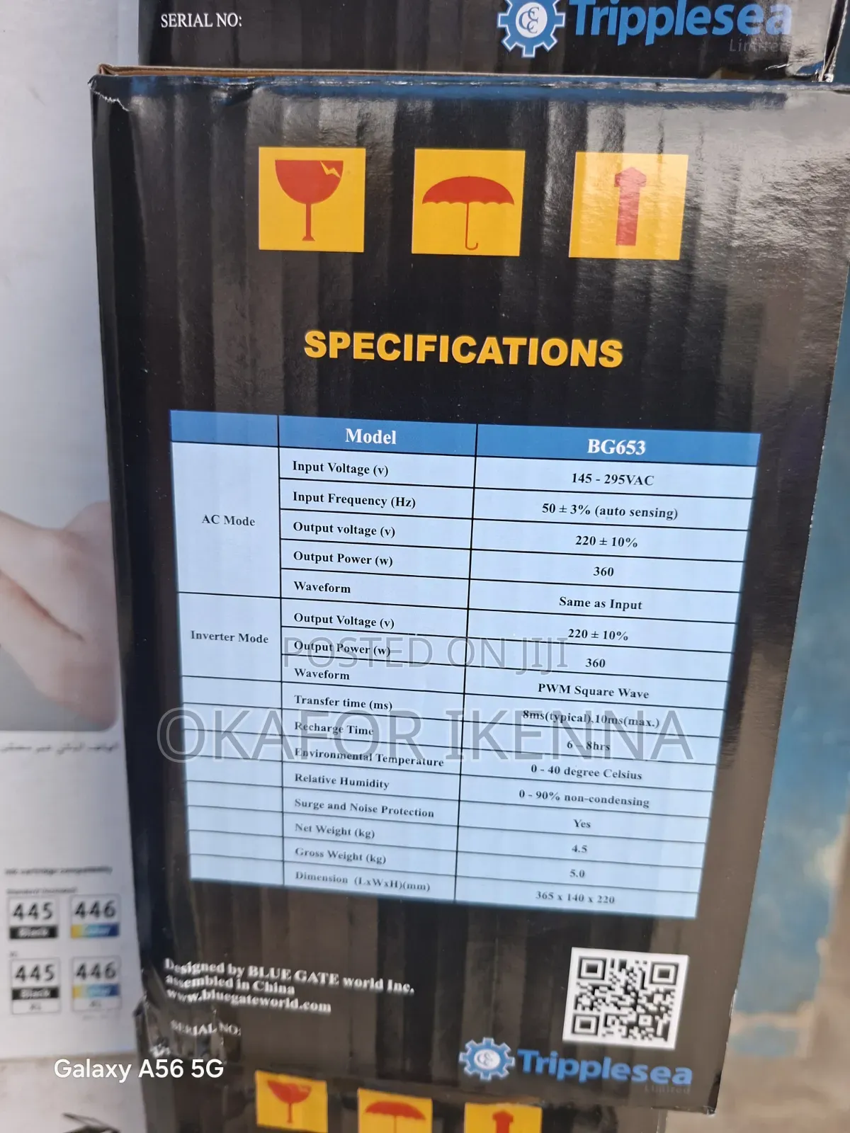 Bluegate Ups Bg653 Elite Pro