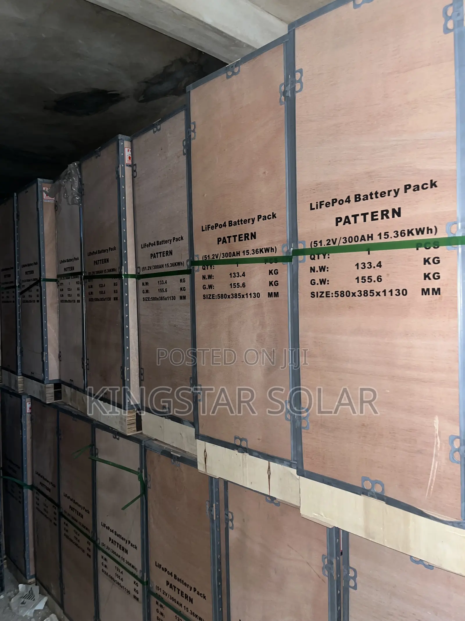 Pattern 15.36kWh 51.2V LiFePO4 Lithium Battery
