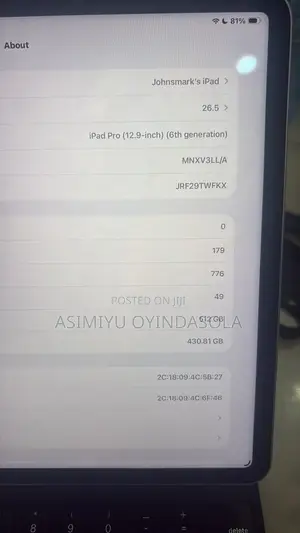 Apple iPad Pro 12.9 (2022) 512 GB Silver