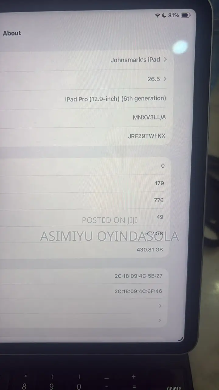 Apple iPad Pro 12.9 (2022) 512 GB Silver