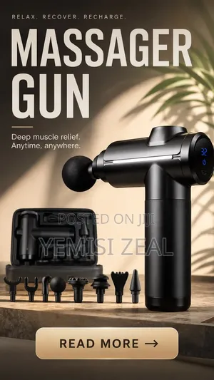 8 Head Muscle Massager Gun