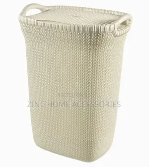 Curver Knit Laundry Hamper Blue - 57ltr