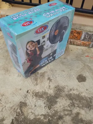 Black Color Cool Breeze Ox 18inch Wall Fan