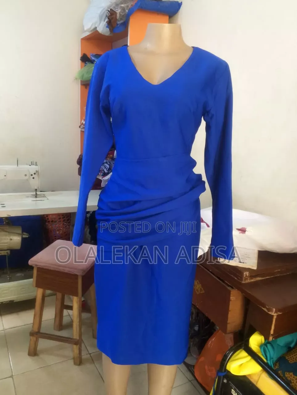 Blue Short Gown