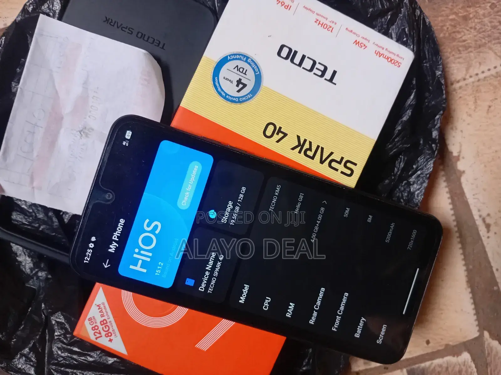 Tecno Spark 40 128 GB Gray