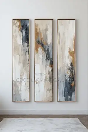 Long Abstrat Canvas Art