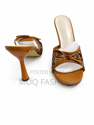Luxury Leopard Print Pointed Kitten Heels