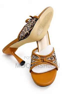 Luxury Leopard Print Pointed Kitten Heels
