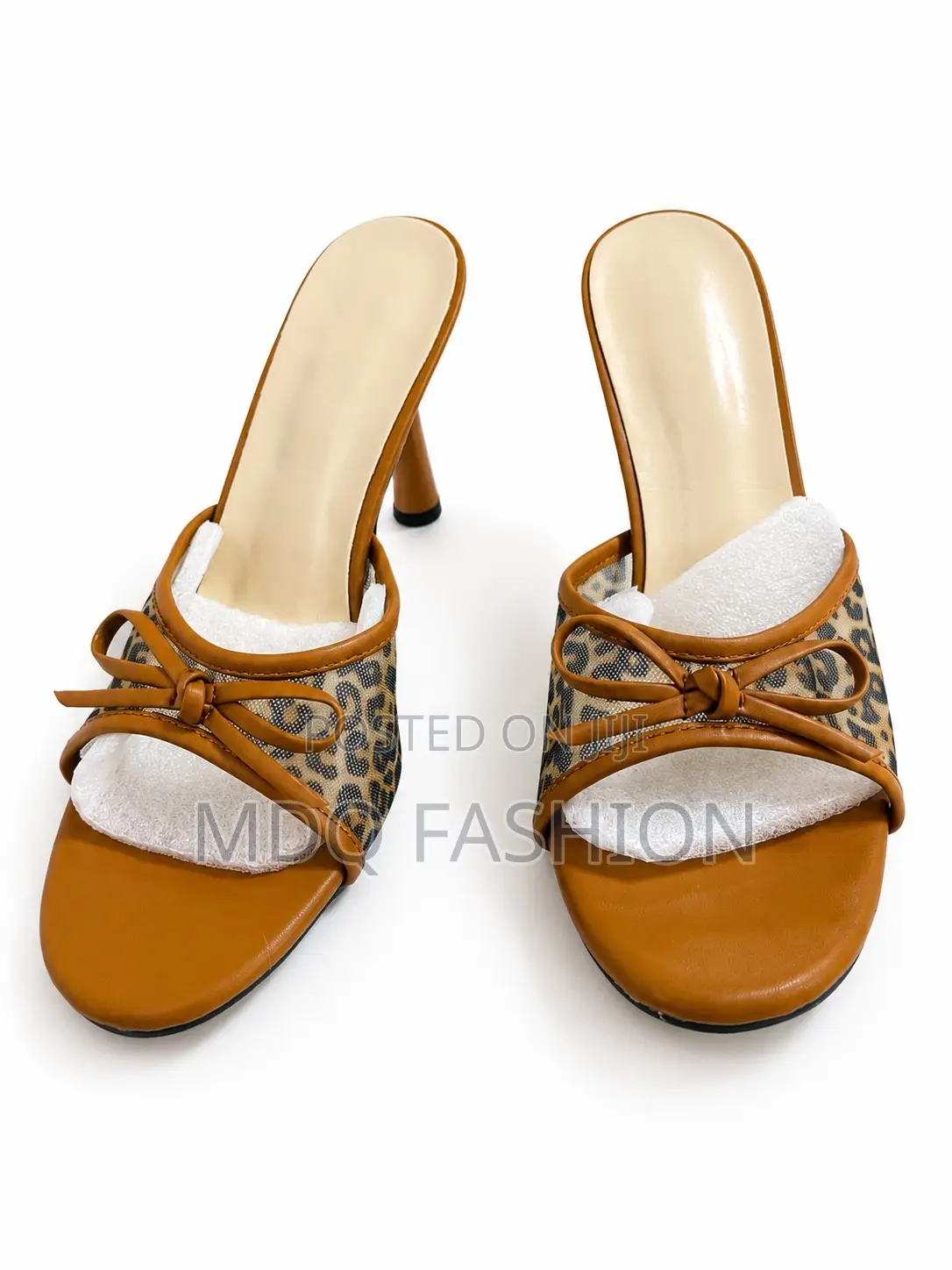 Luxury Leopard Print Pointed Kitten Heels
