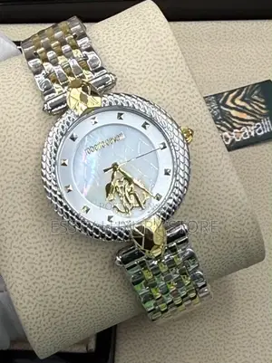 Robert Cavalli Quality Luxury Female Stainless Steel Wristwatch