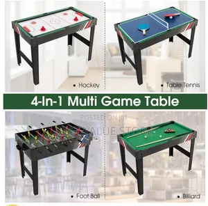 4ft 4in1 Soccer Snooker Board Game