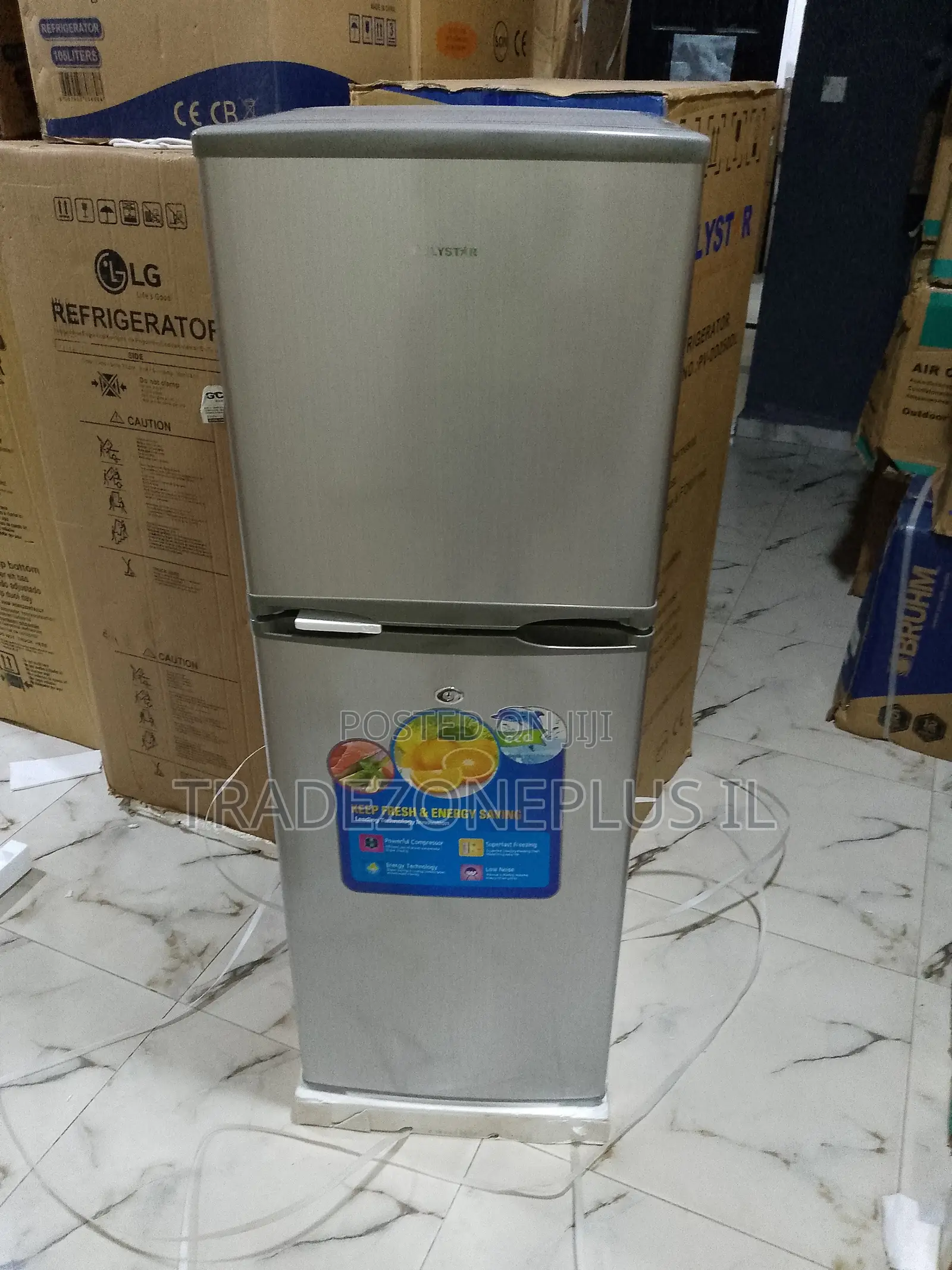 Polystar PDD-250DL Double Door Refrigerator