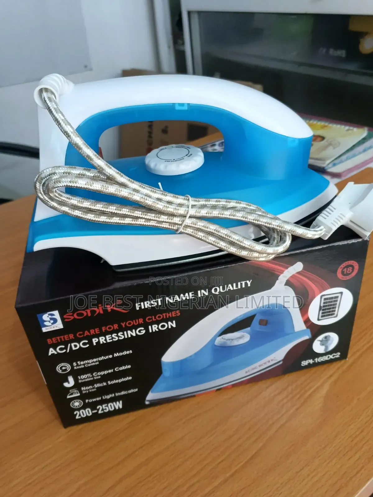 AC DC Solar Pressing Iron