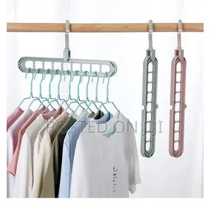 9 Holes Clothes Rotating Hanger Organizer