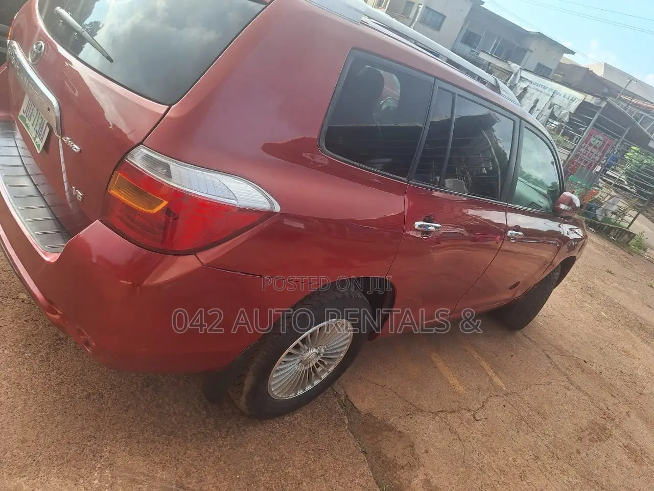 Toyota Highlander 2008 Red
