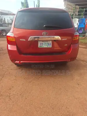 Toyota Highlander 2008 Red