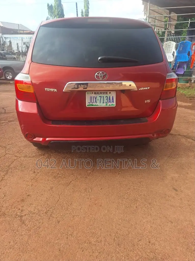 Toyota Highlander 2008 Red