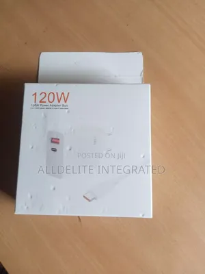 120W Fast Charger | USB-C + USB-A | High-Speed Charging Adapter