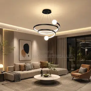Luxury Modern LED Ring Chandelier