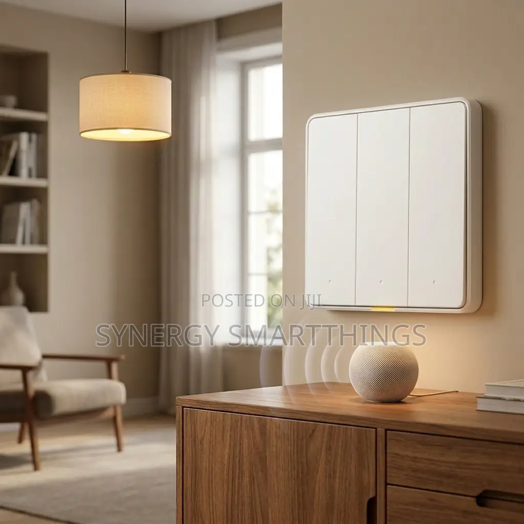 C-Smart Zigbee 3 Gang Button Switch With Alexa- Google Assistant White