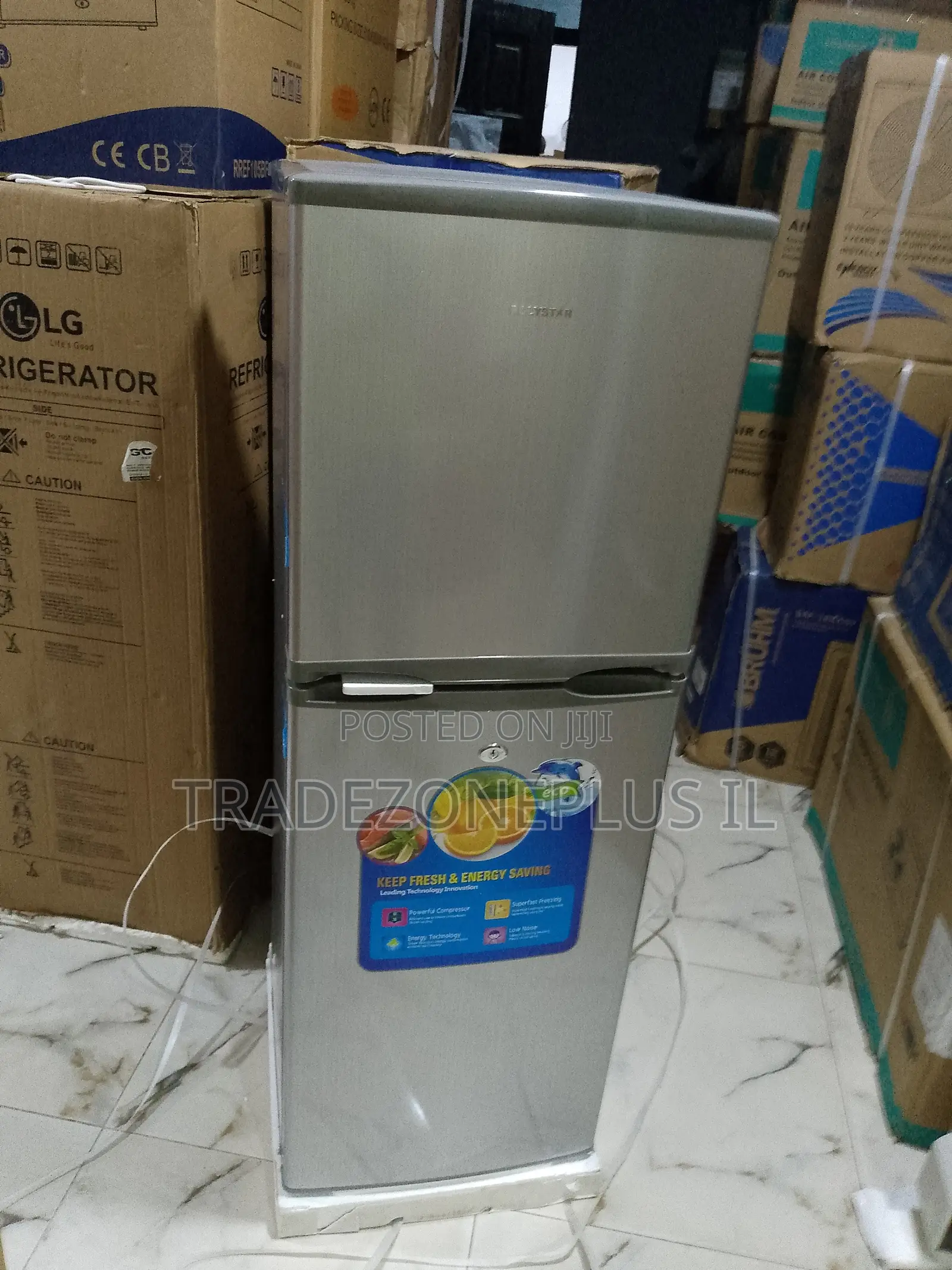 Polystar 250L Double Door Fridge PDD-250DL